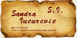 Sandra Vučurević vizit kartica